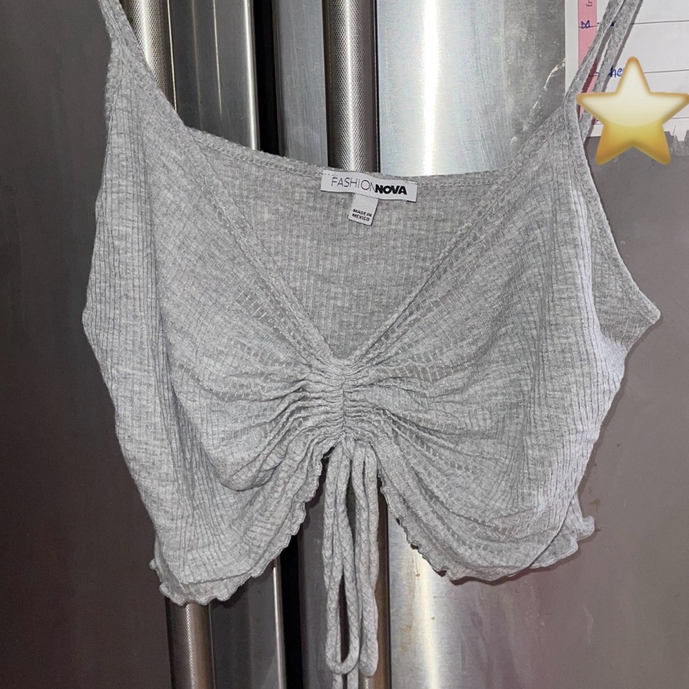 Crop Ruched Tank Top